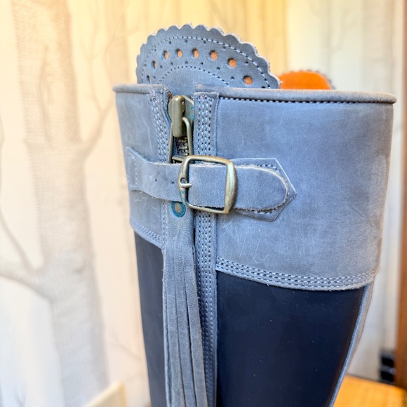 Penelope Chilvers Long Tassel Boots Slate  EU Size 37/ US 6 - Picture 5 of 10